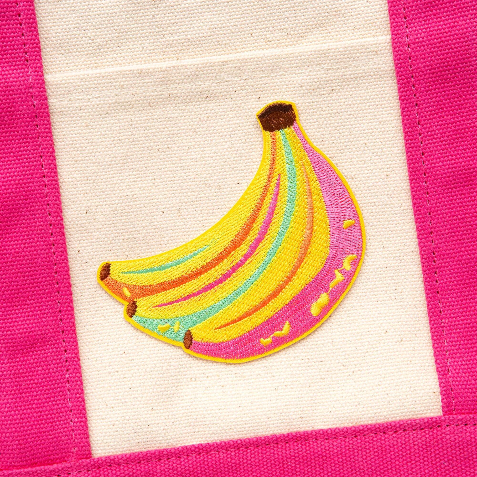 Summer Bananas Iron-On & Adhesive Embroidered Patch by Make Market®